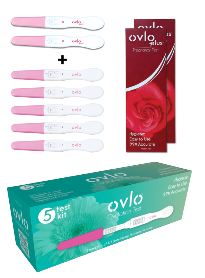 Combo: Ovulation Test Kits & Pregnancy Test Kits